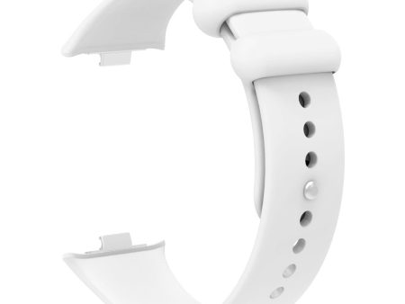 Xiaomi Smart Band 8 Pro Solid Color Silicone Wristband - White For Sale