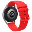 20mm Universal simple silicone watch strap - Red For Discount