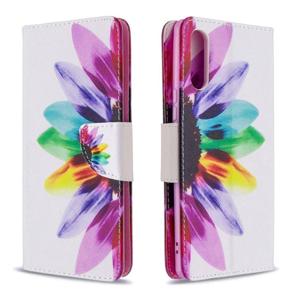 Wonderland Sony Xperia L4 flip case - Colorized Flower on Sale