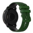 22mm silicone watch strap for Garmin watch - Army Green   Black Cheap