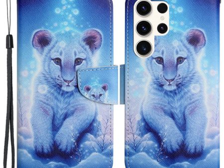 Wonderland Samsung Galaxy S24 Ultra flip case - Leopard Online now