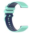 22mm silicone watch strap for Garmin watch - Baby Blue   Dark Blue Supply