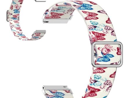 20mm Universal pattern printing nylon watch band - Butterfly Online Sale