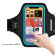 Universal fitness sports armband for 6.5 inch phone - Blue Online Sale