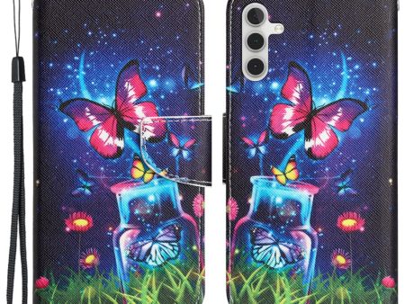 Wonderland Samsung Galaxy S24 Plus flip case - Bottle And Butterfly For Sale