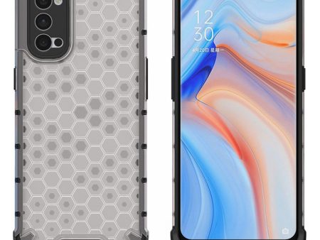 Bofink Honeycomb Oppo Reno4 Pro 5G case - White For Sale