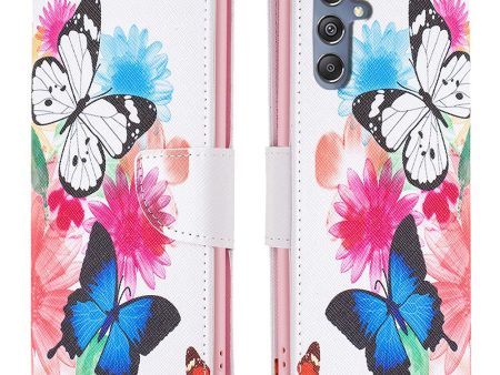 Wonderland Samsung Galaxy M34 flip case - Two Butterflies Hot on Sale