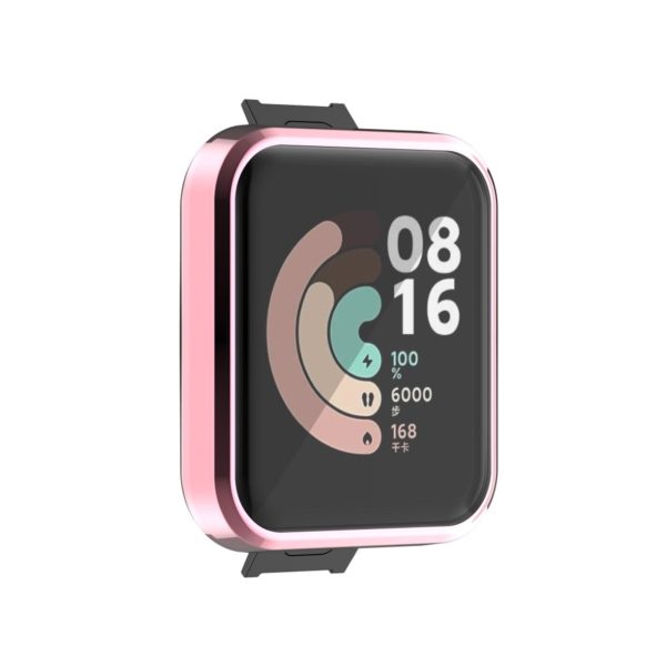 Xiaomi Mi Watch Lite   Redmi Watch shiny cover - Pink For Discount