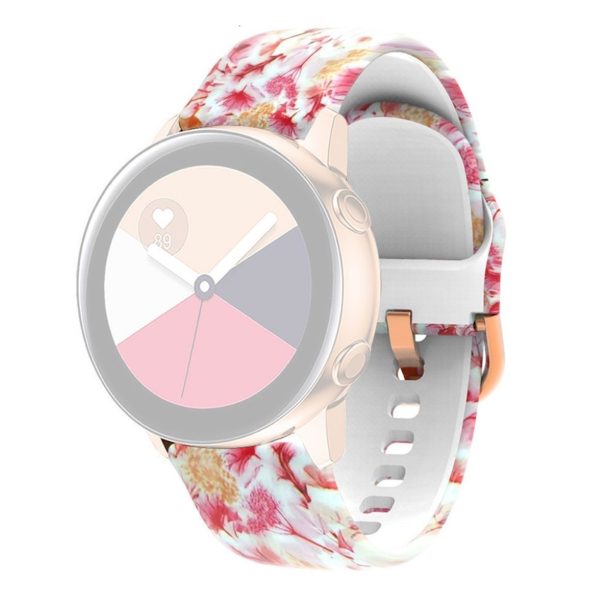 22mm Universal cool pattern silicone watch strap - Red Lily Hot on Sale