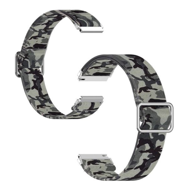 22mm Universal cool pattern watch band - Camouflage Grey For Cheap