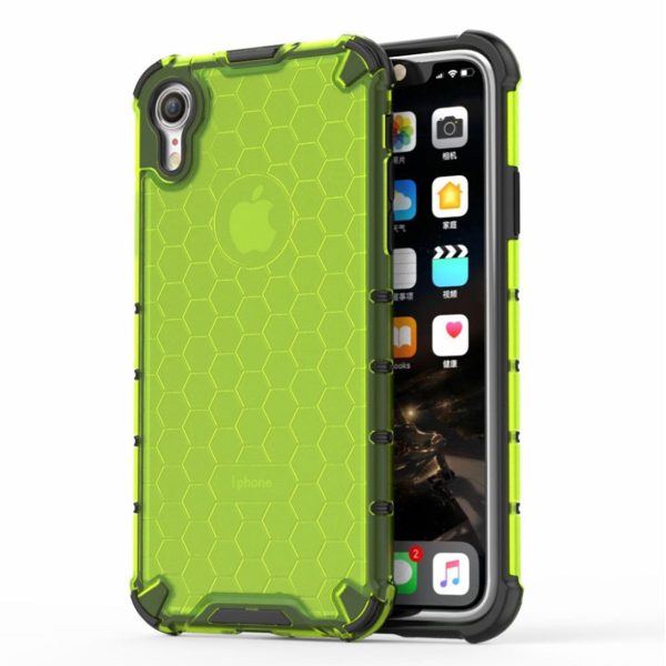 Bofink Honeycomb iPhone Xr case - Green Hot on Sale