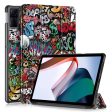 Xiaomi Redmi Pad SE Tri-fold Stand Tablet Case - Graffiti on Sale