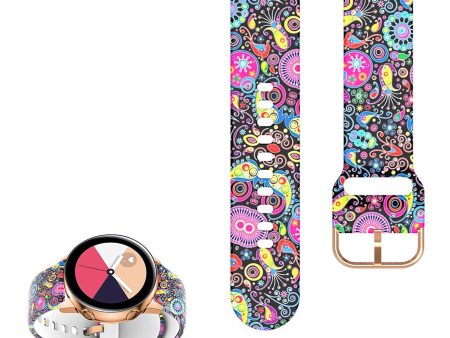 22mm Universal cool pattern silicone watch strap - Jellyfish Sale