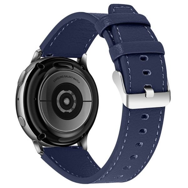 22mm Samsung Gear S3 cowhide genuine leather watch strap - Blue Online now