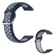 20mm bi-color silicone watch strap for Samsung watch - Midnight Blue   Grey Sale