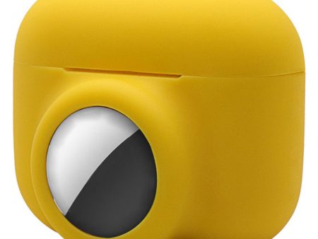 2-in-1 AirPods Pro   AirTags silicone case - Yellow Online Sale