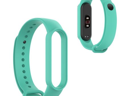 Xiaomi Mi Smart Band 6   5 glossy silicone watch band - Teal Green Online