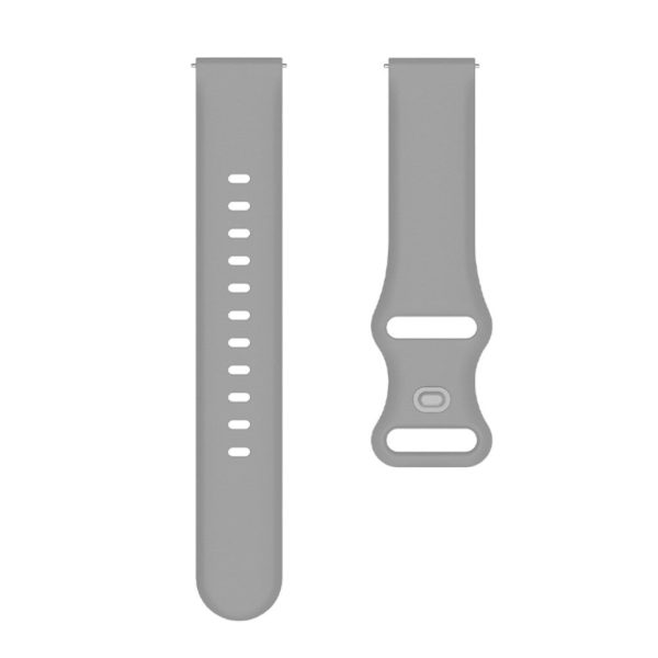 22mm Universal comfortable silicone watch strap - Grey Fashion