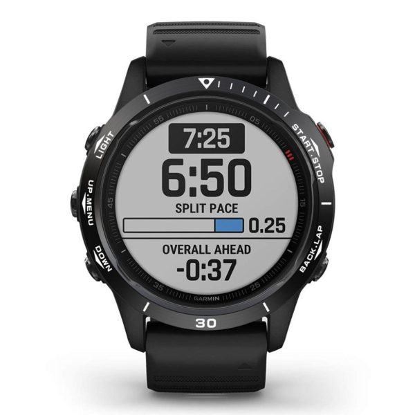 Garmin Fenix 6X stainless steel bezel - Black   Style B Online Sale