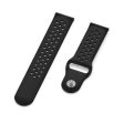 22mm Huawei Watch GT   Honor Magic silicone watch band - Black Online Hot Sale