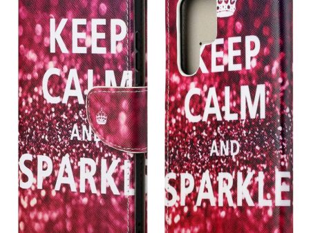 Wonderland Samsung Galaxy S23 Ultra flip case - Keep Calm and Sparkle Supply