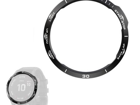 Garmin Fenix 6X stainless steel bezel - Black   Style B Online Sale