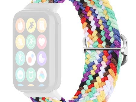 Xiaomi Smart Band 8 Pro Nylon Watch Band Adjustable Woven Strap - Official Rainbow For Cheap