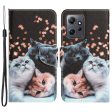 Wonderland Xiaomi Redmi Note 12 flip case - Three Cats on Sale