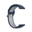 20mm bi-color silicone watch strap for Samsung watch - Midnight Blue   Grey Sale