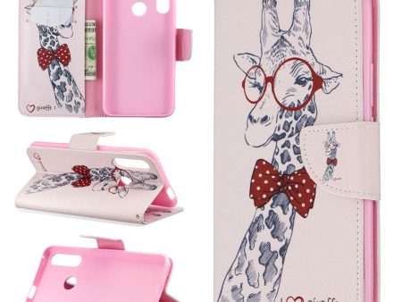 Wonderland Huawei P Smart Z flip case - Giraffe Wearing Glasses Sale