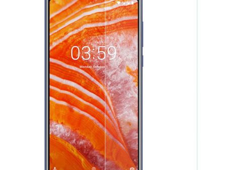 Nokia 3.1 Plus arc edge tempered glass screen protector Online now