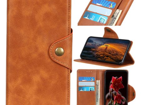 Alpha Samsung Galaxy A51 flip case - Brown Hot on Sale