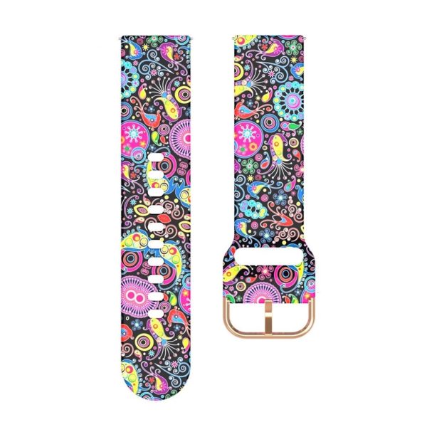 22mm Universal cool pattern silicone watch strap - Jellyfish Sale