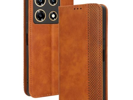 Bofink Vintage Infinix Note 30 Pro leather case - Brown Cheap