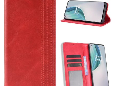 Bofink Vintage OnePlus Nord N10 5G leather case - Red Hot on Sale