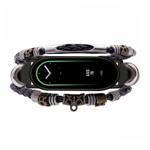 Xiaomi Smart Band 8 ethnic style strap with connector - Black Supply