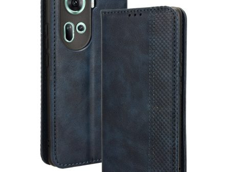 Bofink Vintage Oppo Reno11 leather case - Blue For Discount