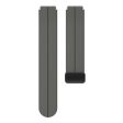 18mm Universal silicone strap with black buckle - Dark Grey Sale