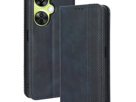 Bofink Vintage OnePlus Nord CE 3 Lite   Nord N30 leather case - Blue Fashion