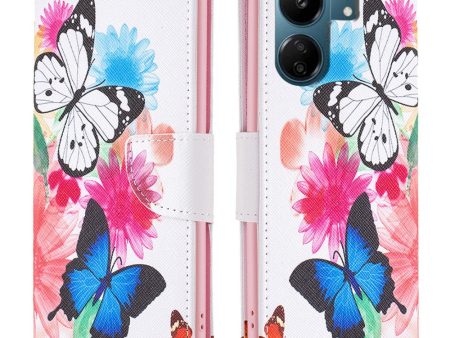 Wonderland Xiaomi Redmi 13C   Xiaomi Poco C65 flip case - Two Butterflies For Sale