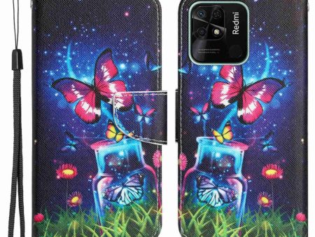 Wonderland Xiaomi Redmi 10C flip case - Bottle   Butterfly Discount