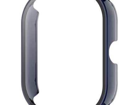 Xiaomi Redmi Watch 4 Watch Case Hard Impact-Resistant Cover with Tempered Glass Film - Dark Blue Online now