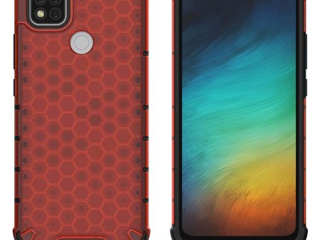 Bofink Honeycomb Xiaomi Redmi 9C case - Red Sale