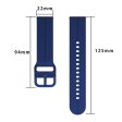 22mm Universal cool silicone strap - Yellow Cheap