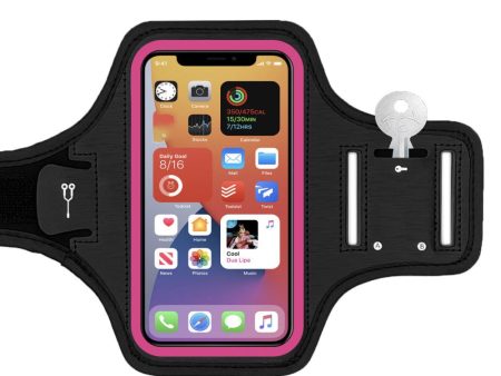 Universal fitness sports armband for 6.5 inch phone - Rose Fashion