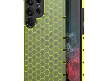 Bofink Honeycomb Samsung Galaxy S23 Ultra case - Green Supply