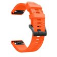 Stylish silicone watch band for Garmin Fenix 5S - Orange on Sale