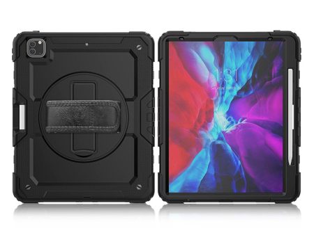 iPad Pro 12.9 inch (2020)   (2018) 360 swivel combo case - Black Cheap