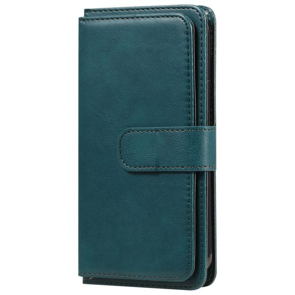 10-slot wallet case for iPhone 15 Plus - Green Online now