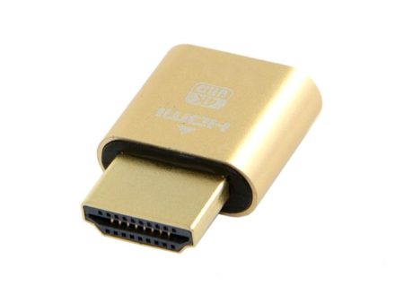 Universal HDMI 1.4 DDC EDID dummy plug headless ghost display emulator For Sale